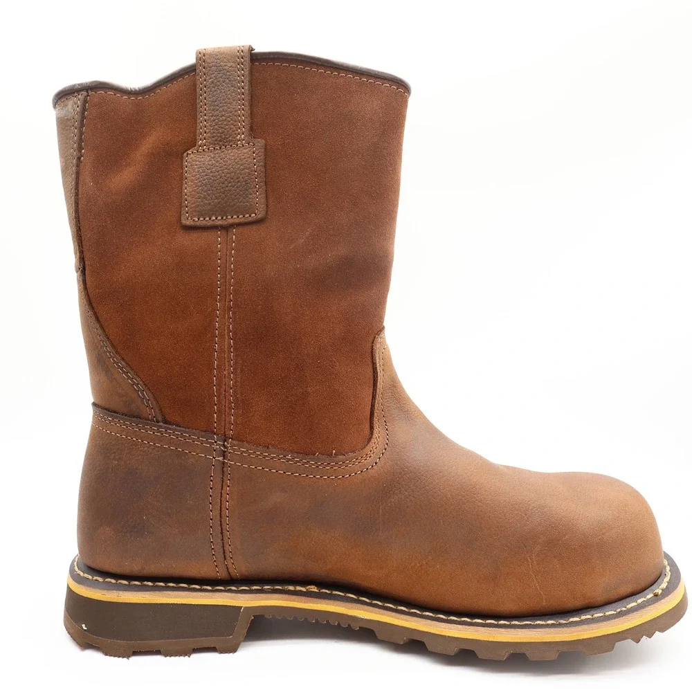 Carhartt Modern Work Boots Mens 12 M Brown Leather Safety Composite Toe NWT